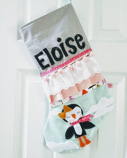 PRE-ORDER Custom Hand Made Personalized Christmas Stocking