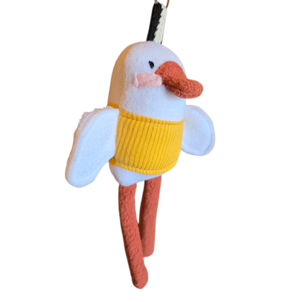 Mini Lucy Duck Bag Charm / Spring Edition