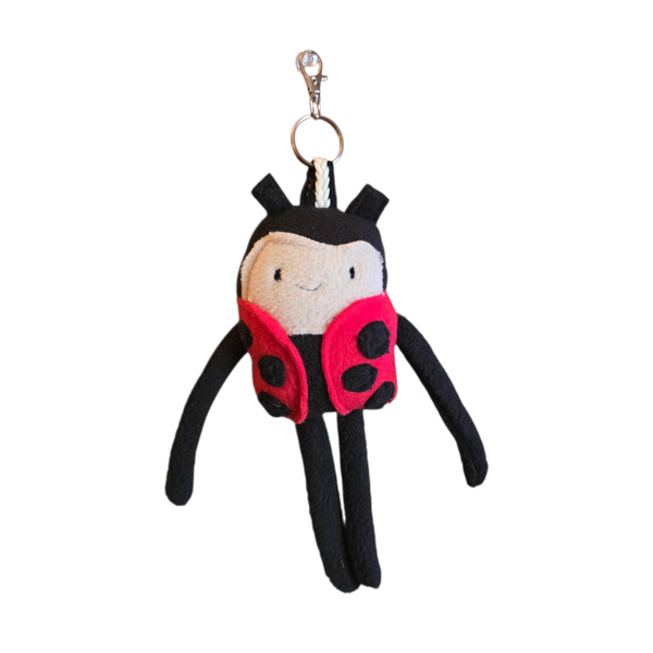 Mini Ladybug Bag Charm / Valentine Edition