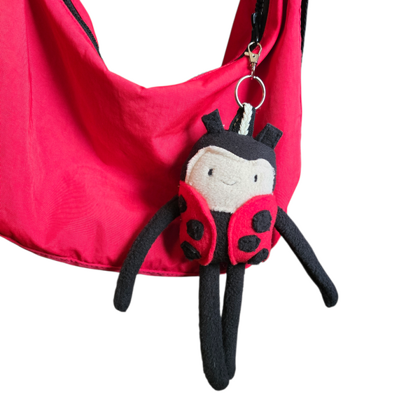 Mini Ladybug Bag Charm / Valentine Edition