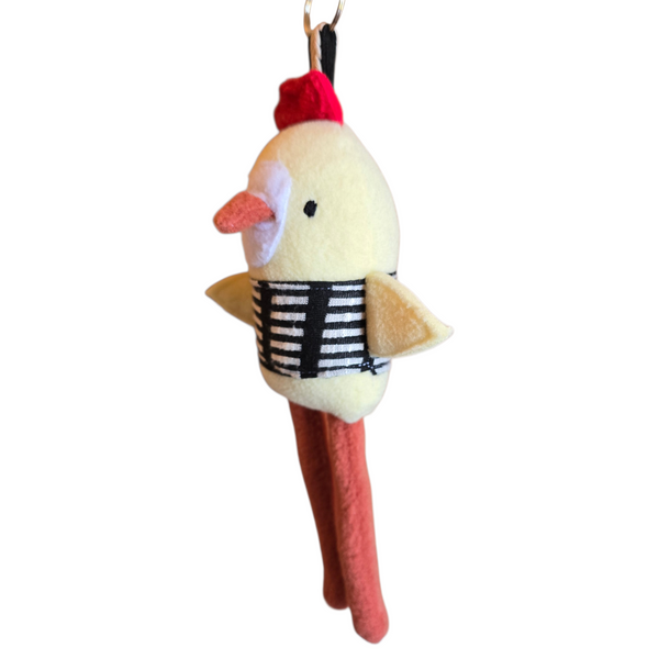 Mini Charles Chicken Bag Charm / Spring Edition